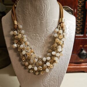 Elegant Multi-Strand Beaded Necklace